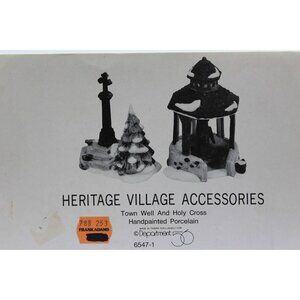 Dept 56 Heritage Village - Town Well & Holy Cross